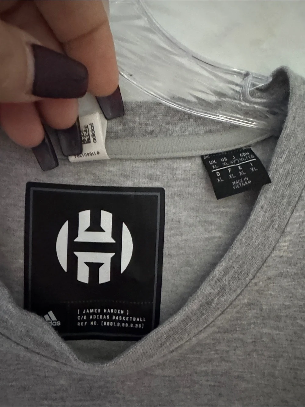adidas x James Harden Gray Short-Sleeve Tee